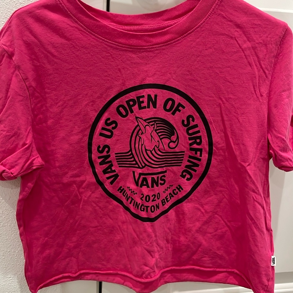 Vans pink tee